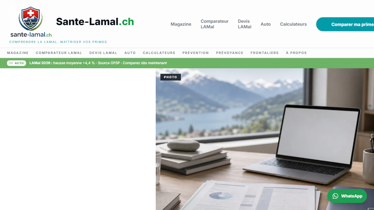 sante-lamal.ch — Verzekering en woning