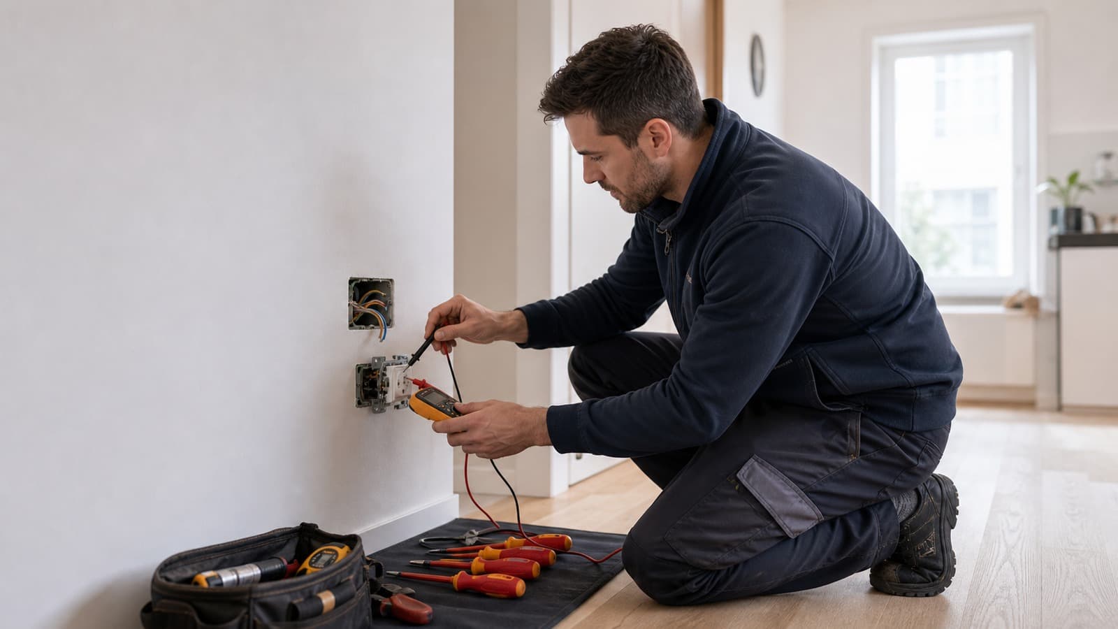 Électricien pour un logement en Suisse romande