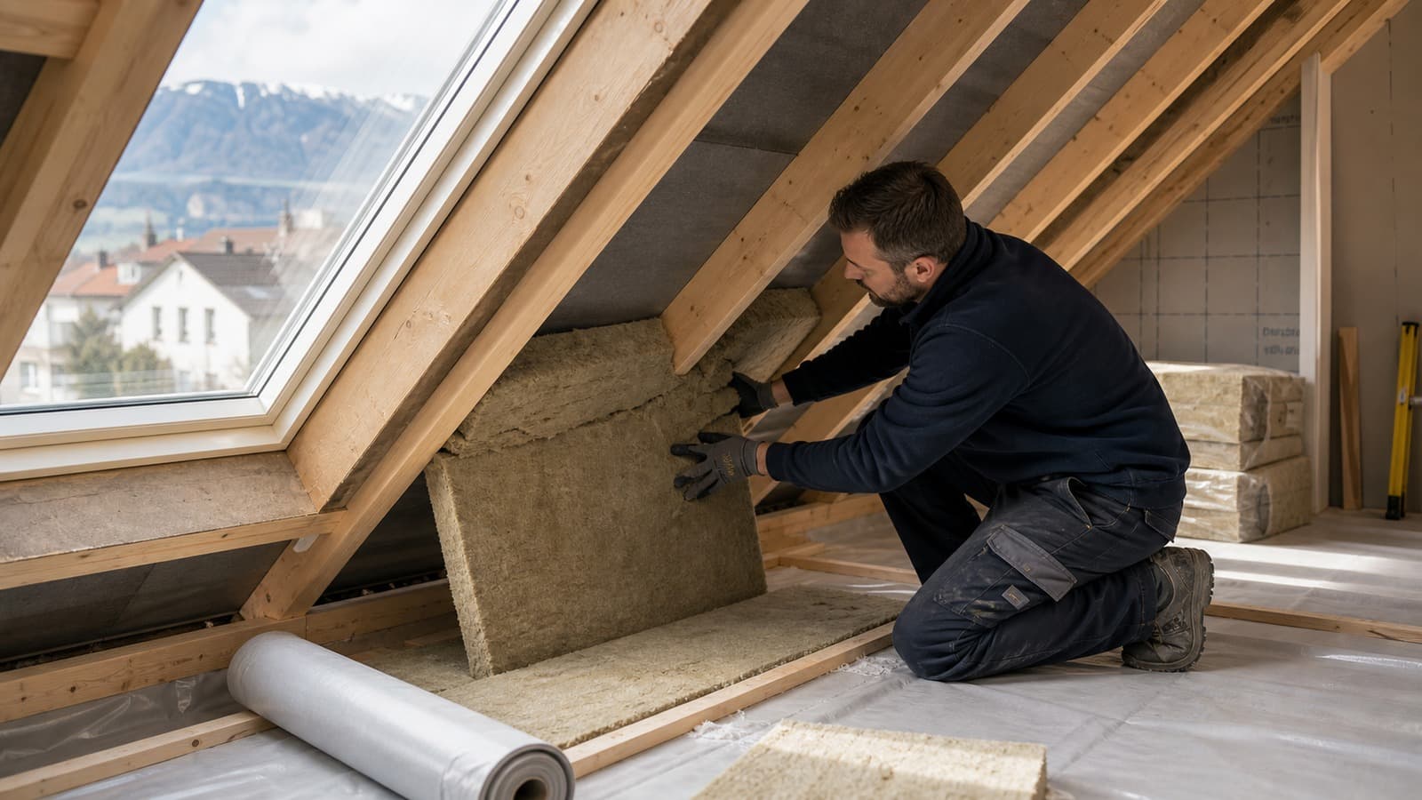 Rénovation de l’isolation d’une maison suisse