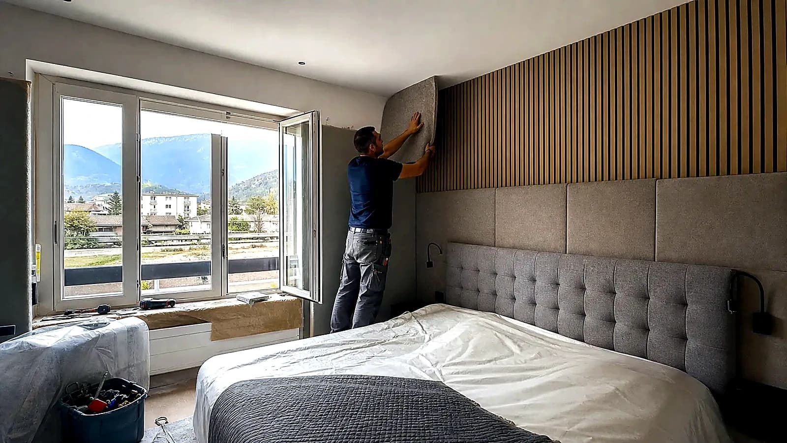 Dedicated realistic local image for Isolation chambre Sion