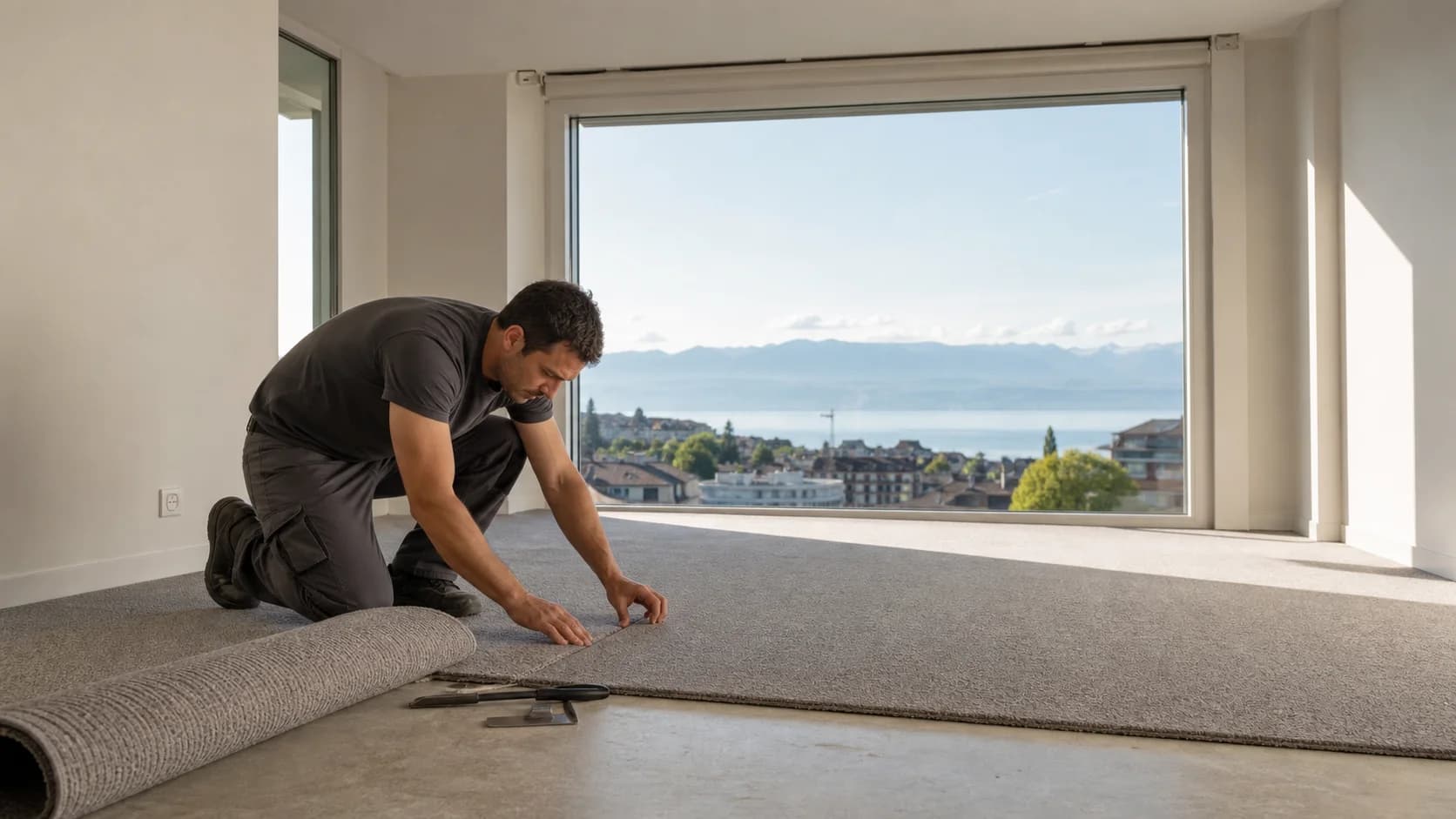 Realistisches lokales Bild für Pose moquette Lausanne