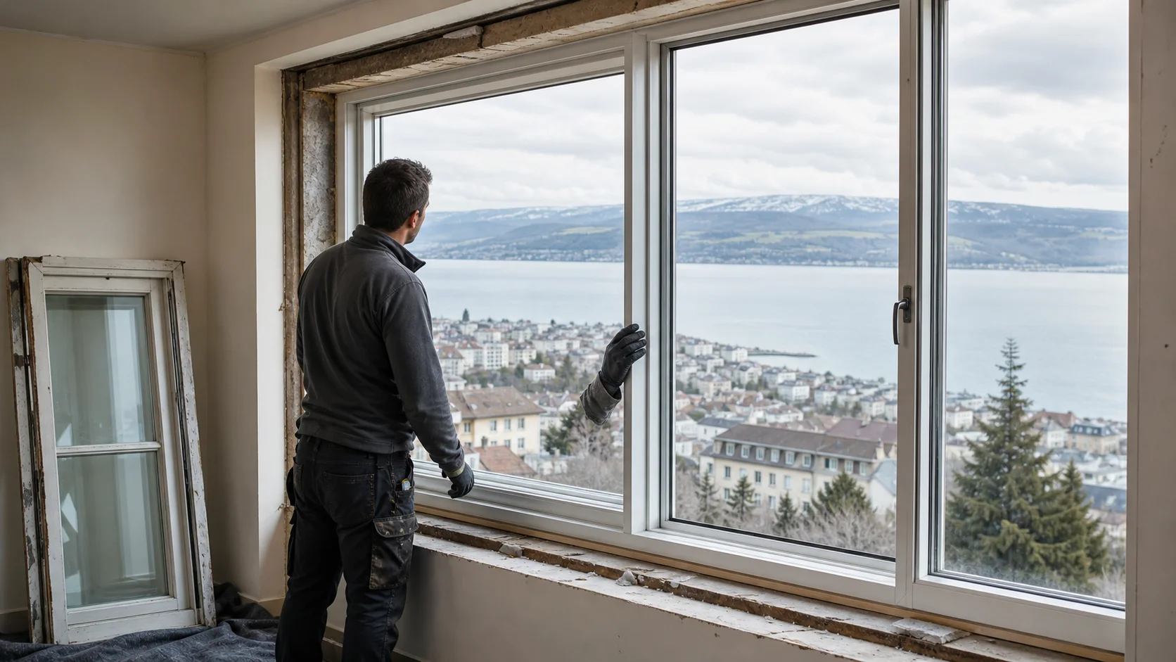 Photo de chantier liée à Fenêtres Neuchâtel