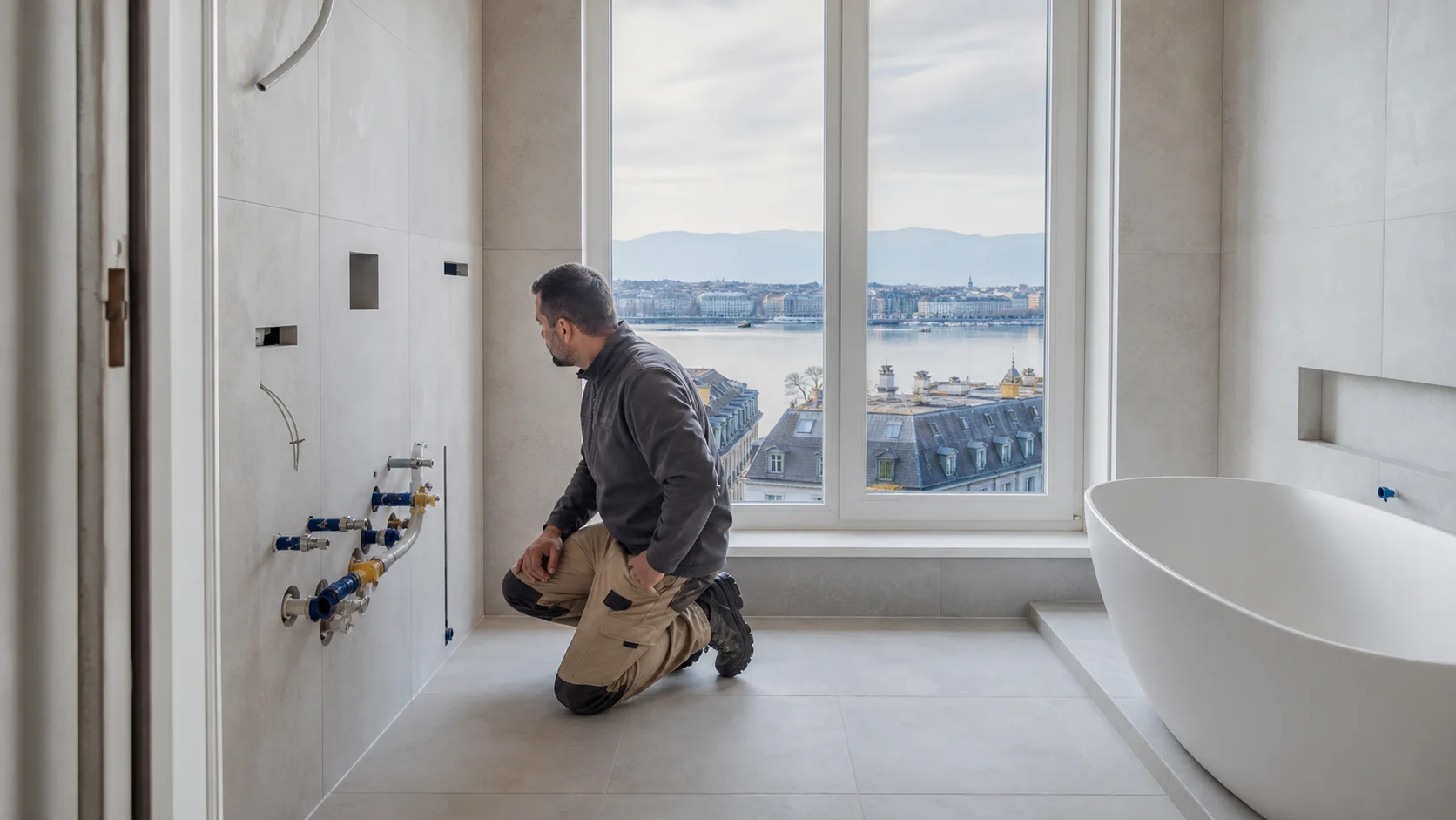 Realistisches lokales Bild für Salle de bain Genève