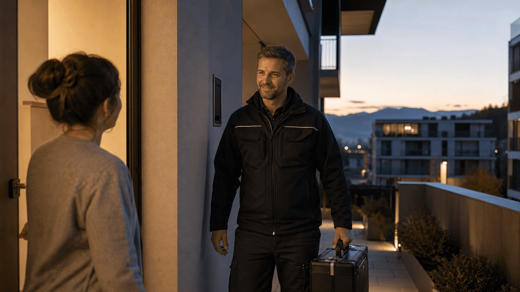 Intervention artisan urgente dans un logement en Suisse romande