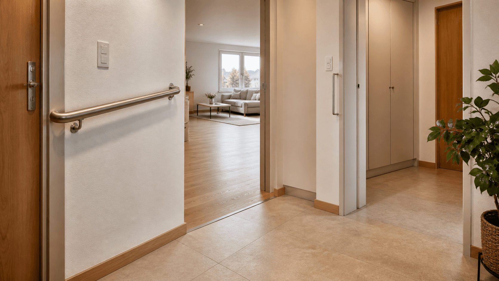 Intervention adaptation du logement senior sur un chantier en Suisse romande