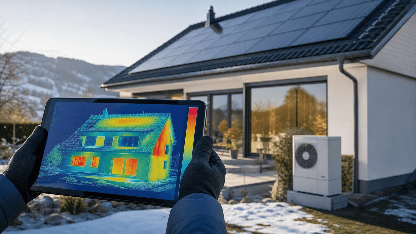 Intervention audit énergétique sur un chantier en Suisse romande