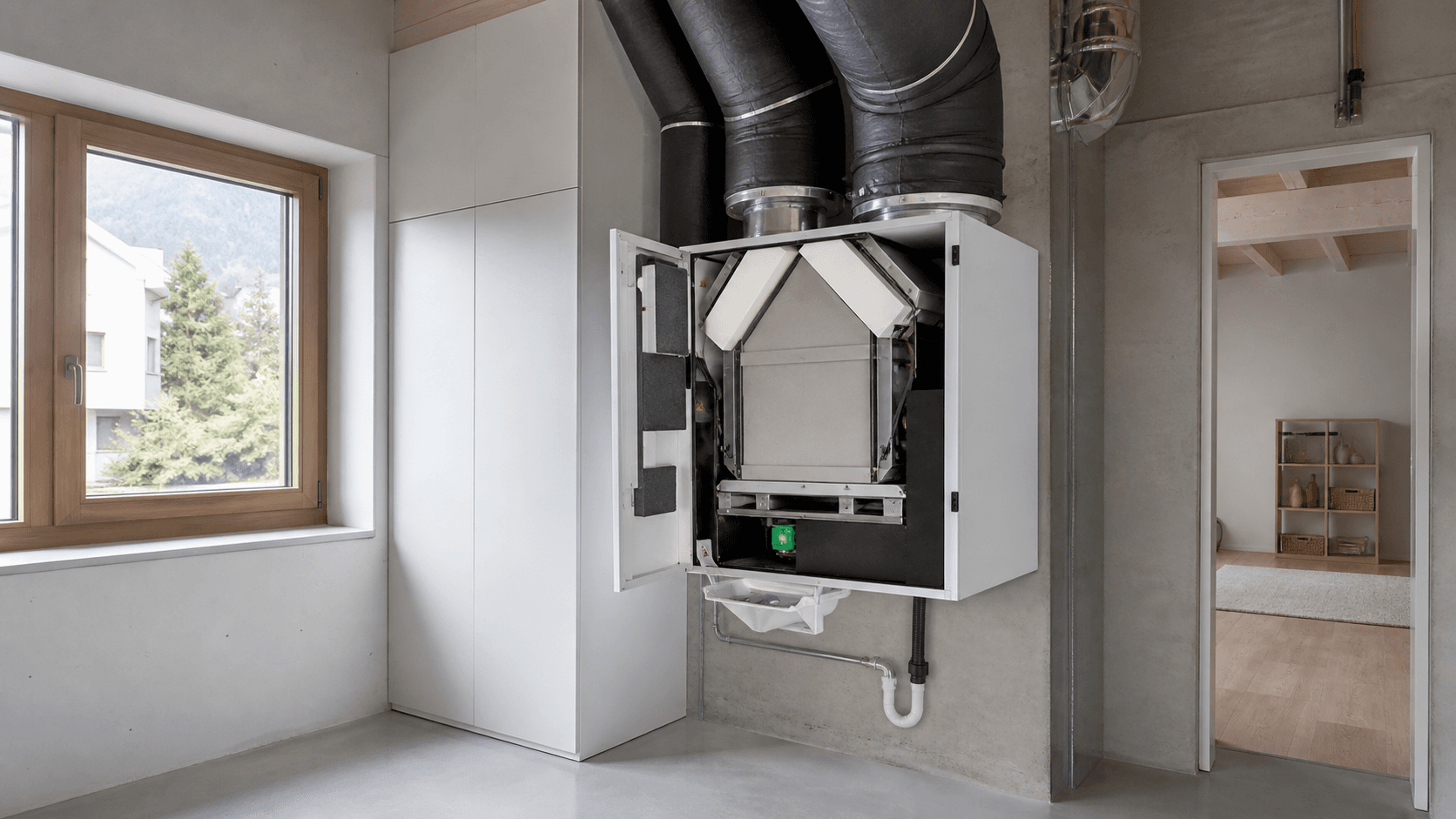 Intervention vmc double flux sur un chantier en Suisse romande