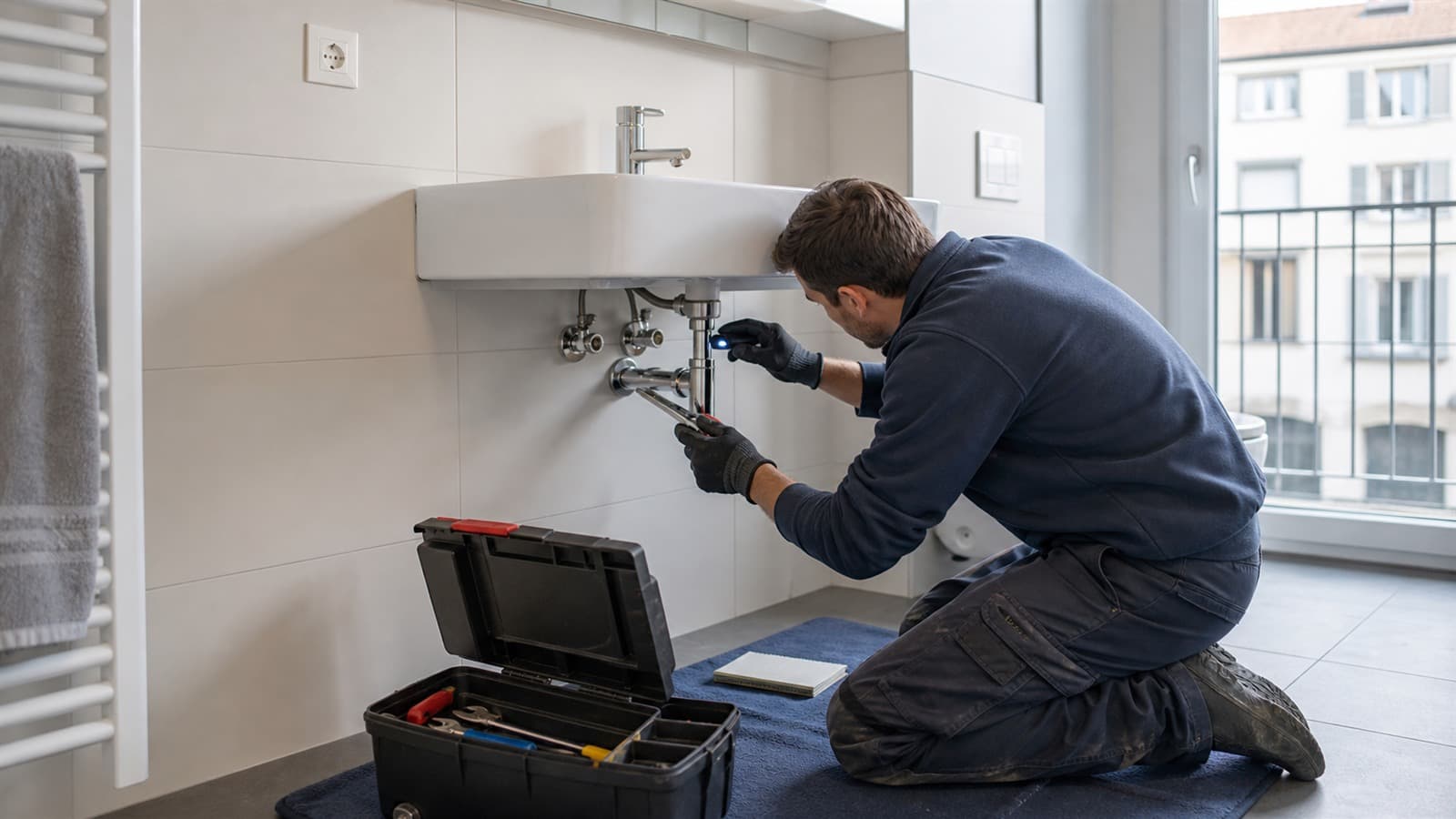 Plombier pour un logement en Suisse romande