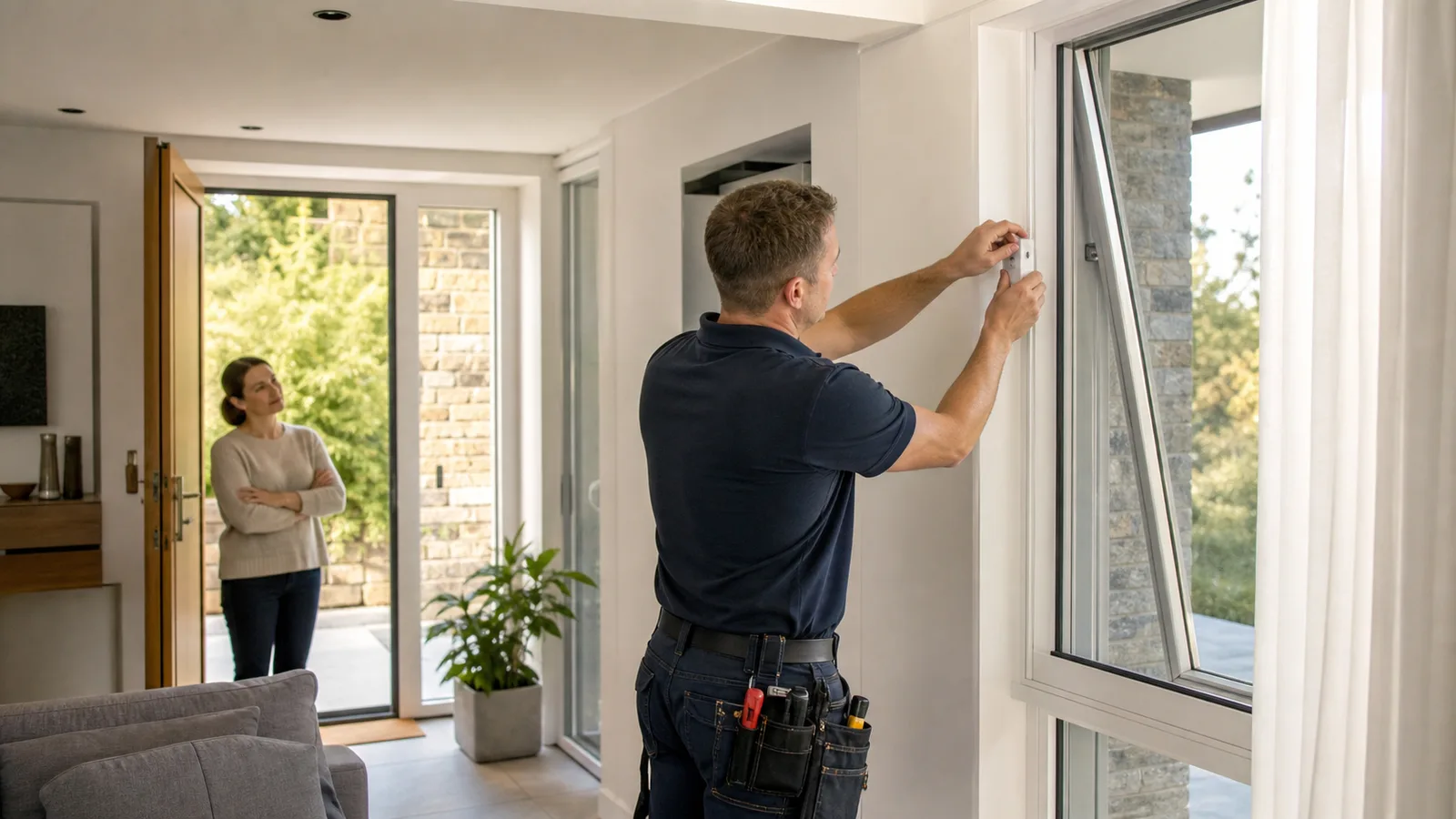 Realistisches lokales Bild für Alarme maison Sion