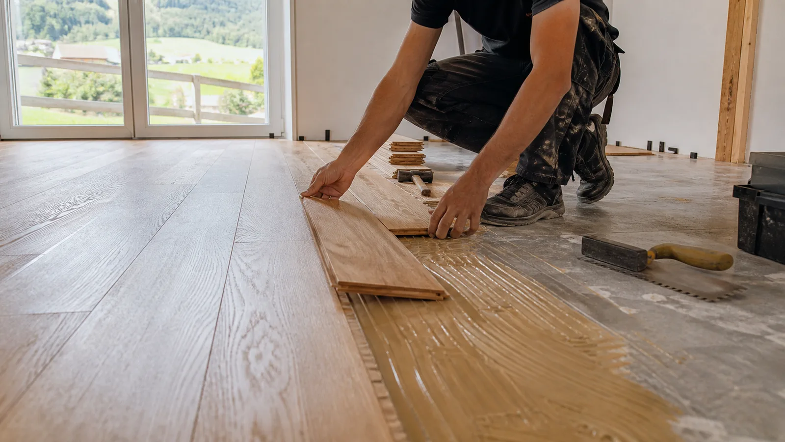 Photo réaliste dédiée pour Pose parquet Plateau de Diesse