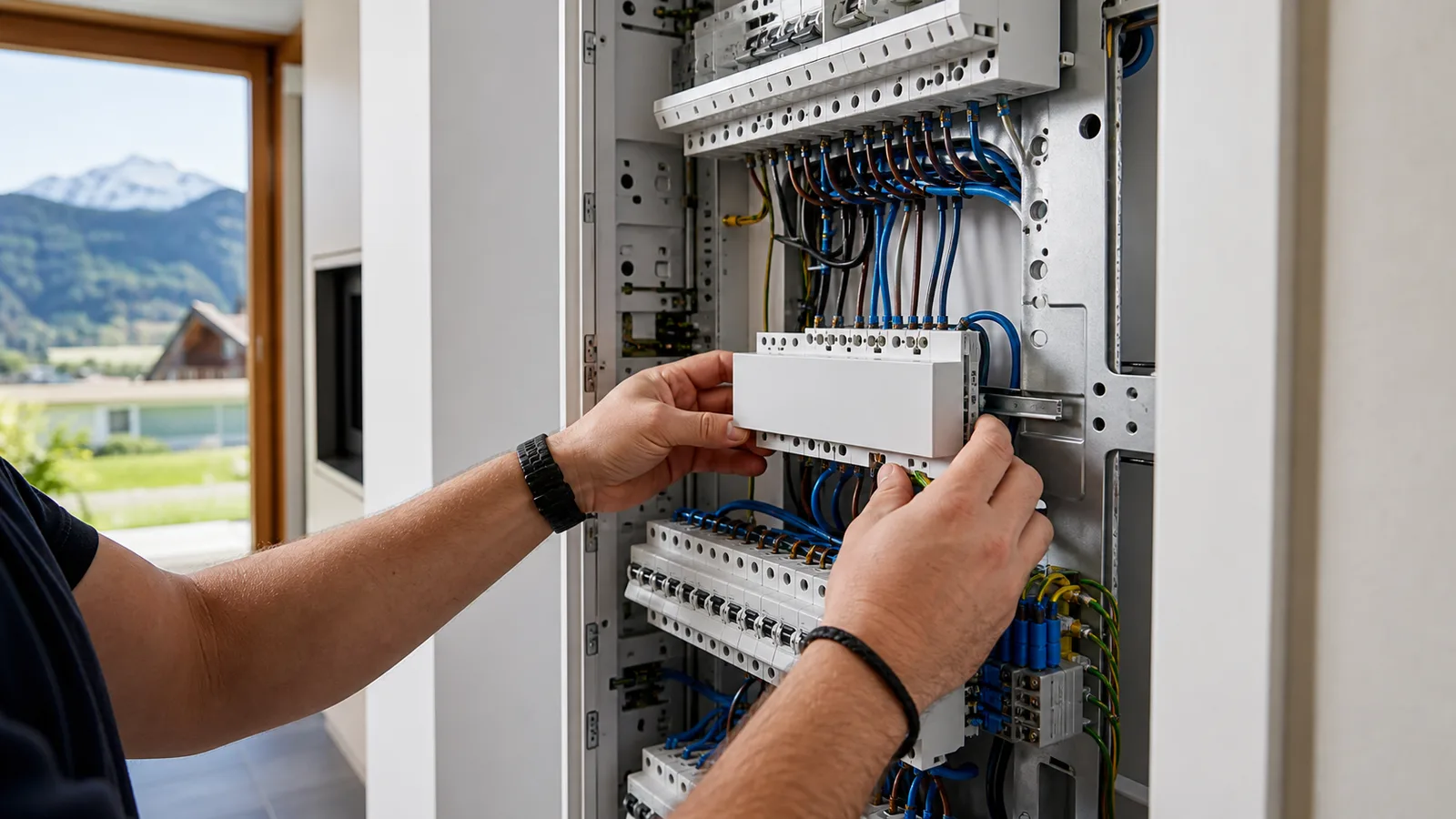 Photo réaliste dédiée pour Installateur domotique