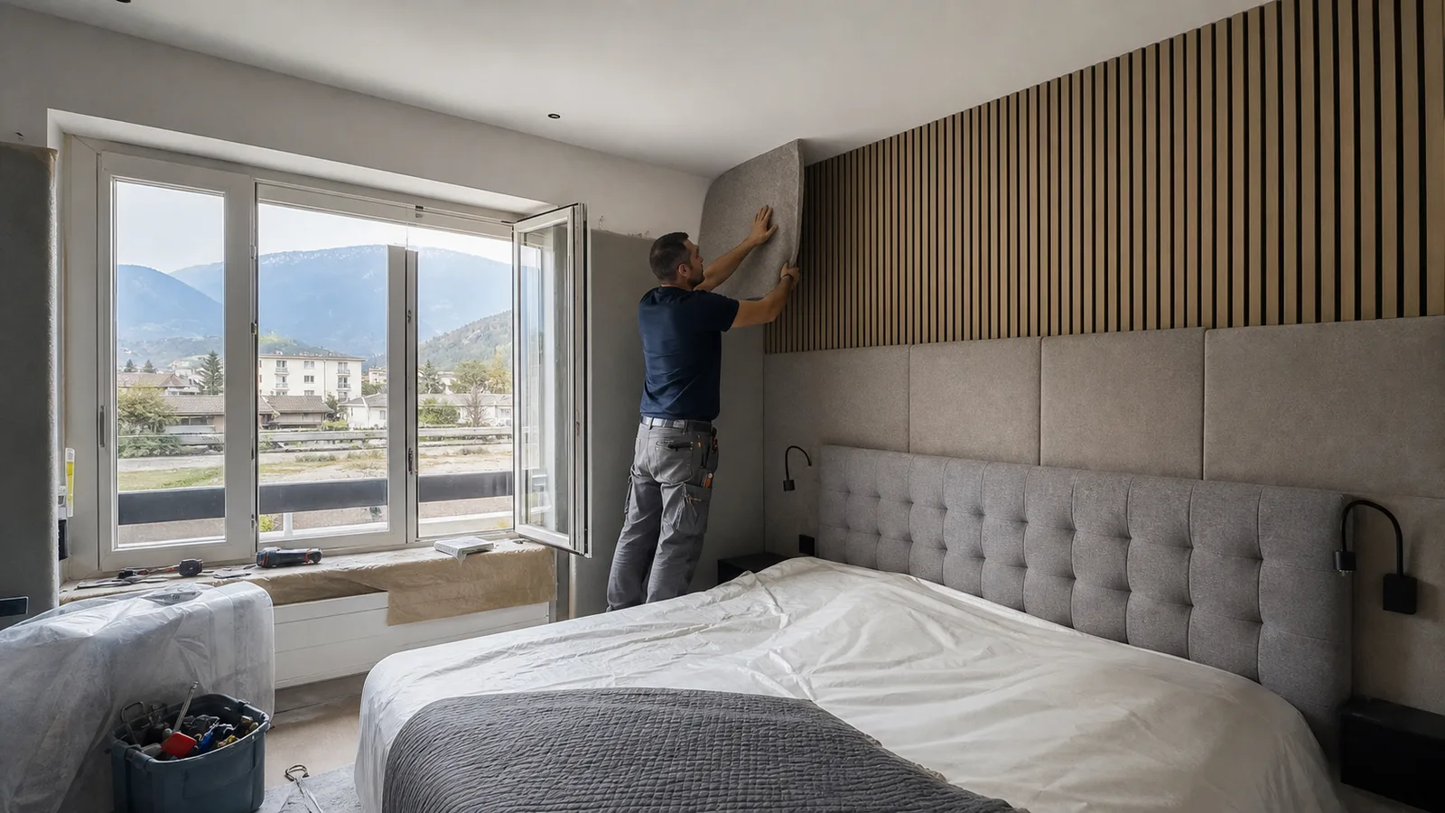 Realistisches lokales Bild für Isolation chambre Sion