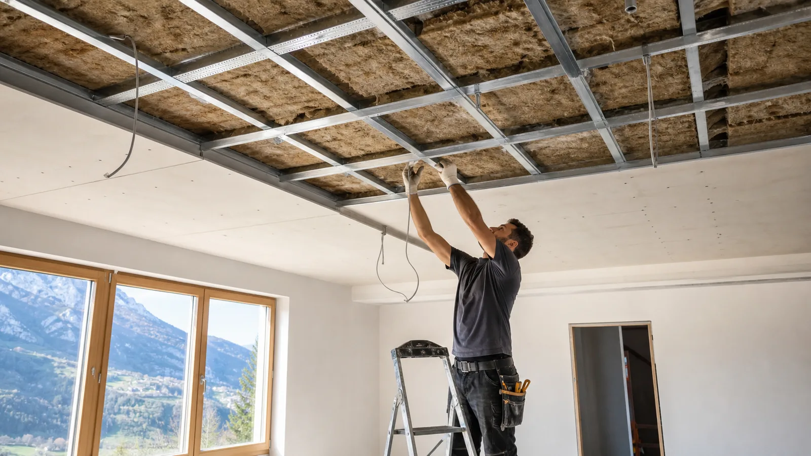 Realistisches lokales Bild für Isolation plafond Valais