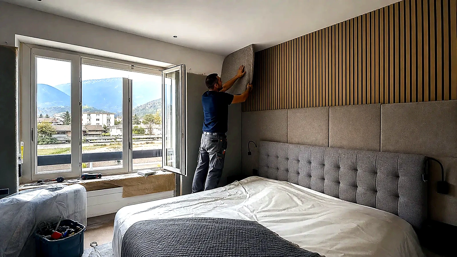 Dedicated realistic local image for Isolation chambre Sion