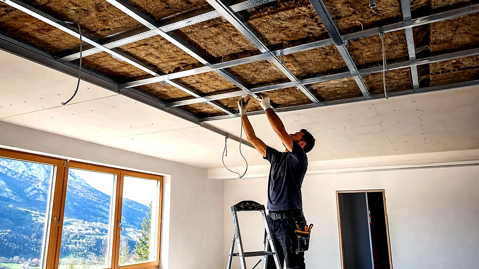 Dedicated realistic local image for Isolation plafond Valais