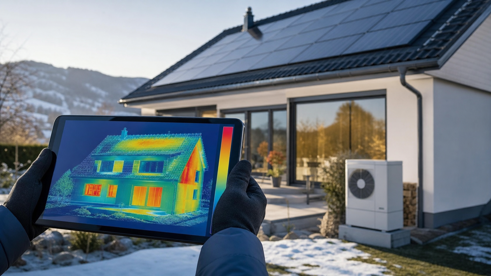 Energieberatung auf einer Baustelle in der Romandie