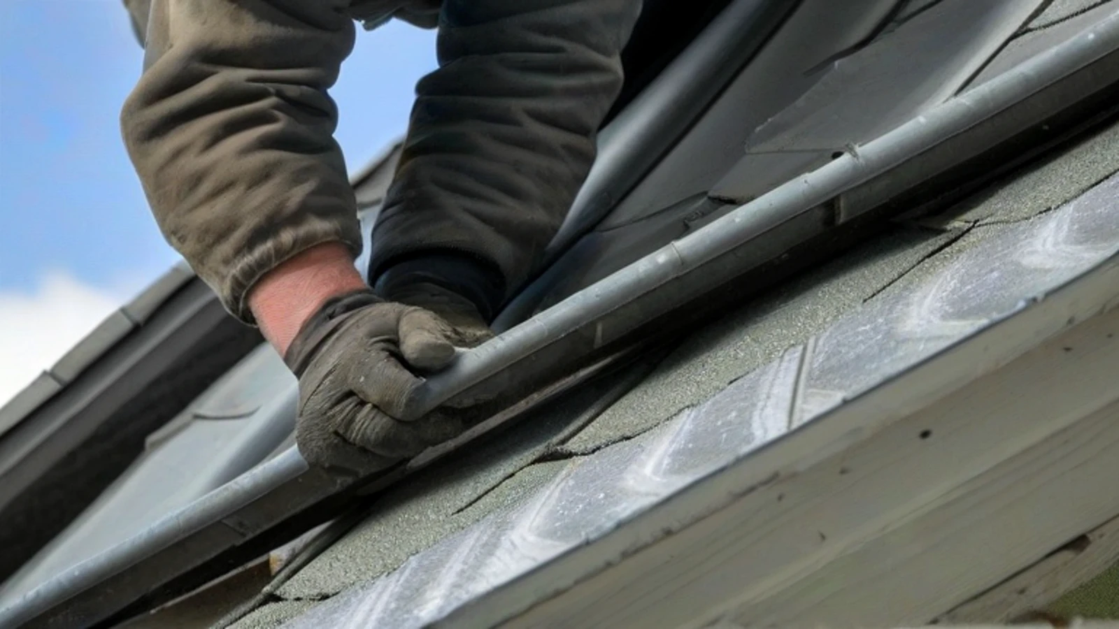 Zinc gutter