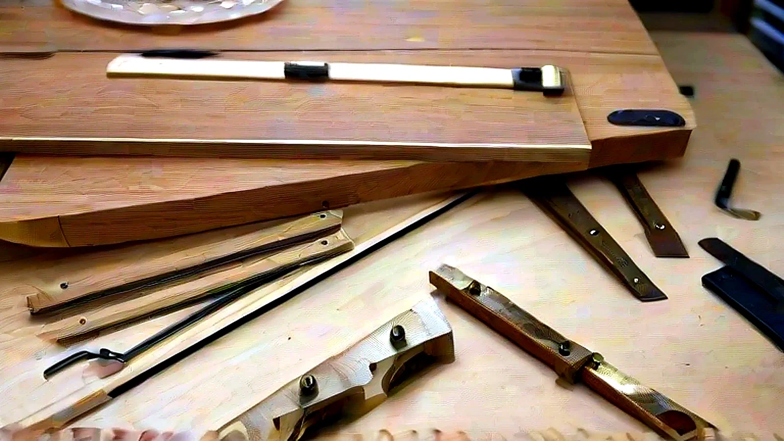 Treppe, Geländer und Befestigung