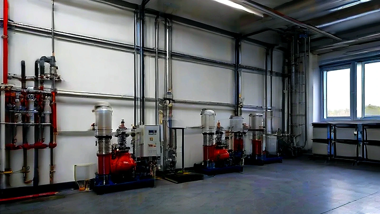 Wärmepumpe und Anschlüsse